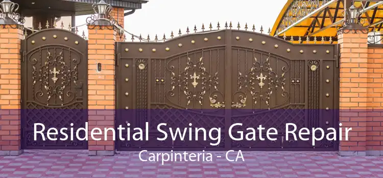 Residential Swing Gate Repair Carpinteria - CA